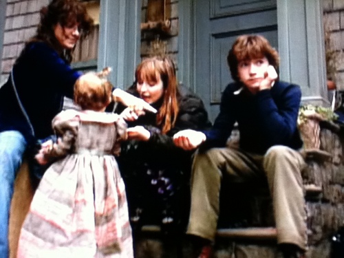  Emily Browning, Liam Aiken, and Shelby of Kara Hoffman