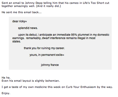  JD E-Mail 2 Ricky Gervais