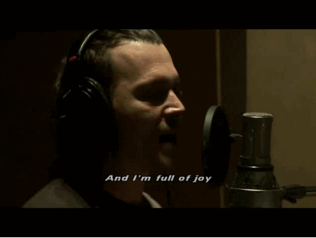  Johnny Depp recording Sweeney Tidd