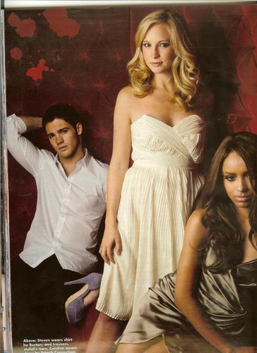  Kat, Candice and Steven in OK Magazine - August 15th 2011!