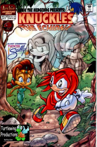  Knuckles the Echidna Issue #29 Cover