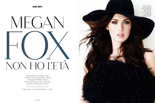  Megan soro in Amica Magazine (September 2011)