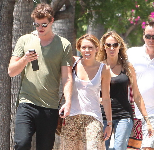  Miley - Out in Pasadena - August 17, 2011