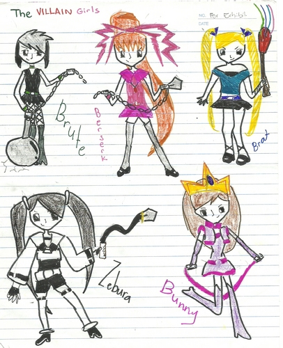  My Drawings of the Villain girls/PPNKGZ