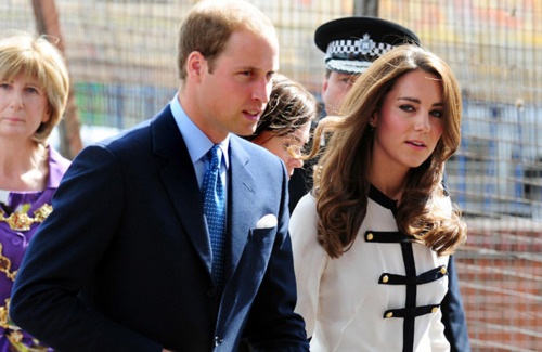  Prince William & Catherine Visit Birmingham After Riots