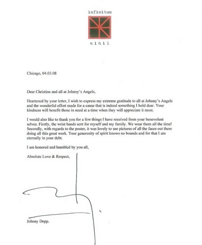  march 2008 letter 2 johnny's एंन्जल्स