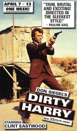  ☆ Clint Eastwood as Dirty Harry