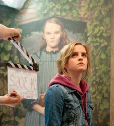  Behind The Scene Pic. from Deathly Hallows Part 2