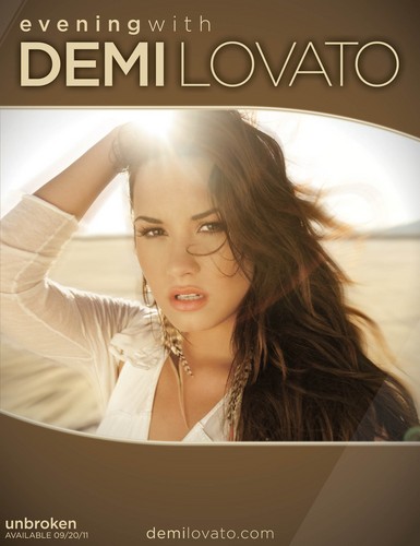 Evening With Demi Lovato: Upcoming Concert Poster?