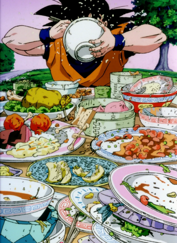  Goku Eating