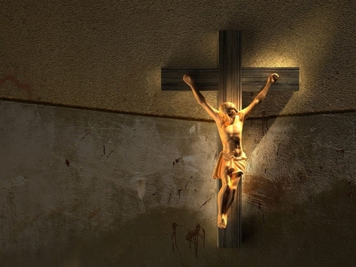  耶稣 On The 交叉, 十字架