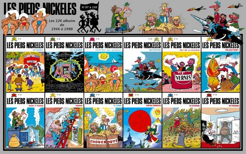  Les Pieds Nickelés albums from 97 to 108