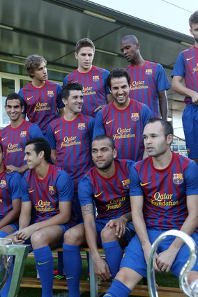  Making of the official team fotografia (2011-12)