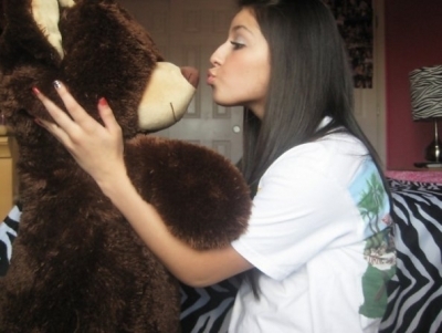  Me&Jakey(me kissing my bear)