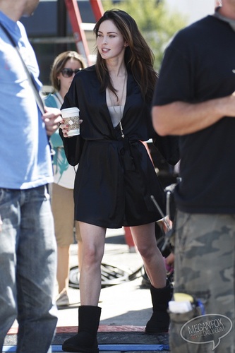  Megan - On location for This is Forty in Los Angeles, CA - August 23, 2011