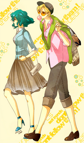 Michiru and Haruka