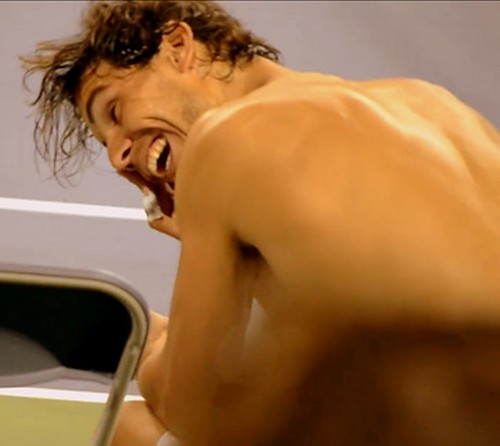  Rafa in the book: Before the match I go frequently to the toilet!