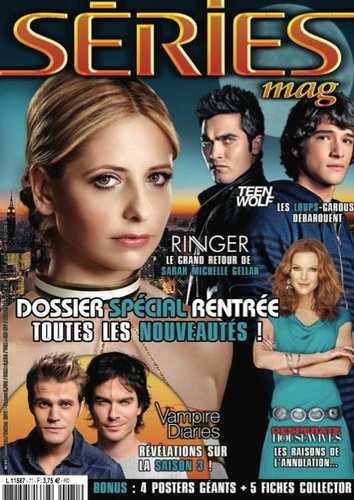TVD cast at French magazine “Series” 2011