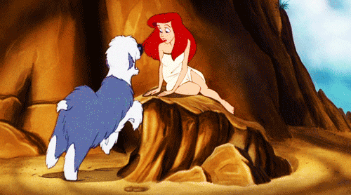 Walt Disney Gifs - Max & Princess Ariel