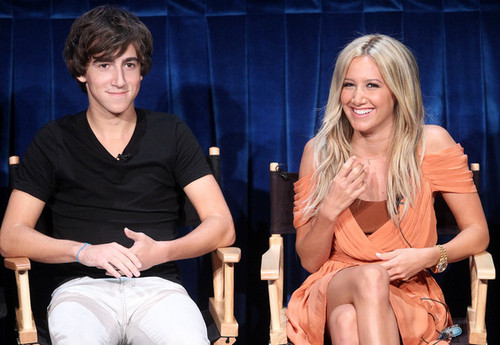  Vincent at PaleyFest Family 2011 with Ashley Tisdale