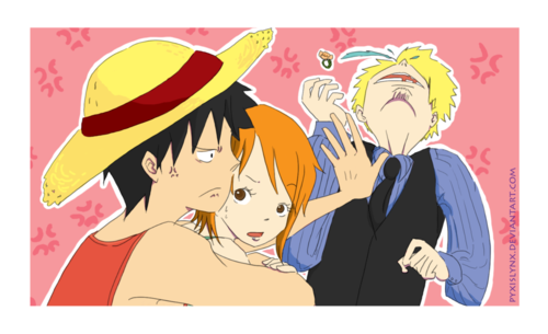  luffy being jealous