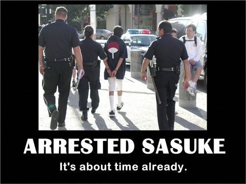  Arrested Sasuke