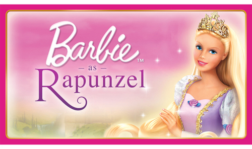  বার্বি as Rapunzel