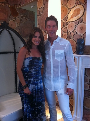  Nikki on set of HGTV "Design Star" with David Brombstad!