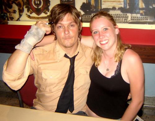 Norman Reedus with some fan 