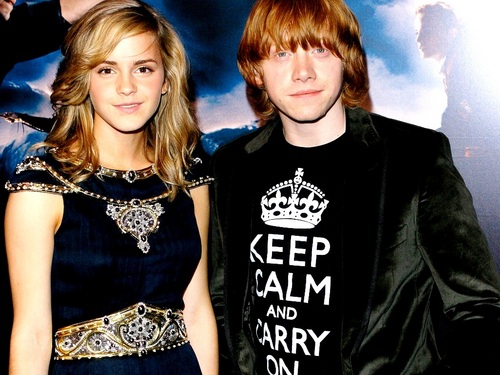  Ron and Hermione fond d’écran