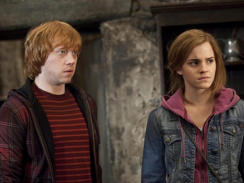 Ron and Hermione Wallpaper