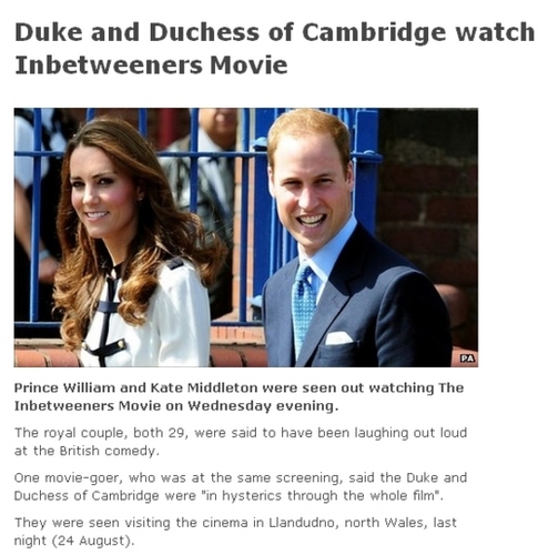  Will&Kate went to see a movie