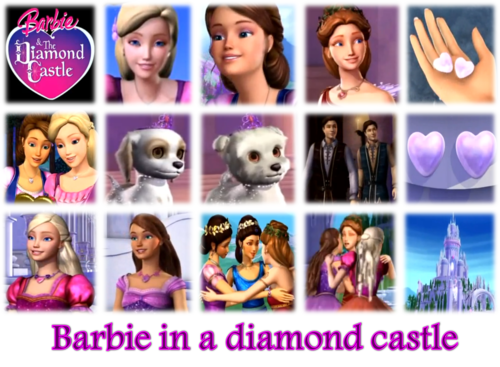 barbie in a diamond castle