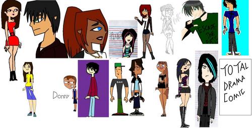  wied pic of people who will be in my totald drama comic