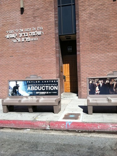  'Abduction' Promo on Bus Stop Benches Spotted Numerous Times in LA