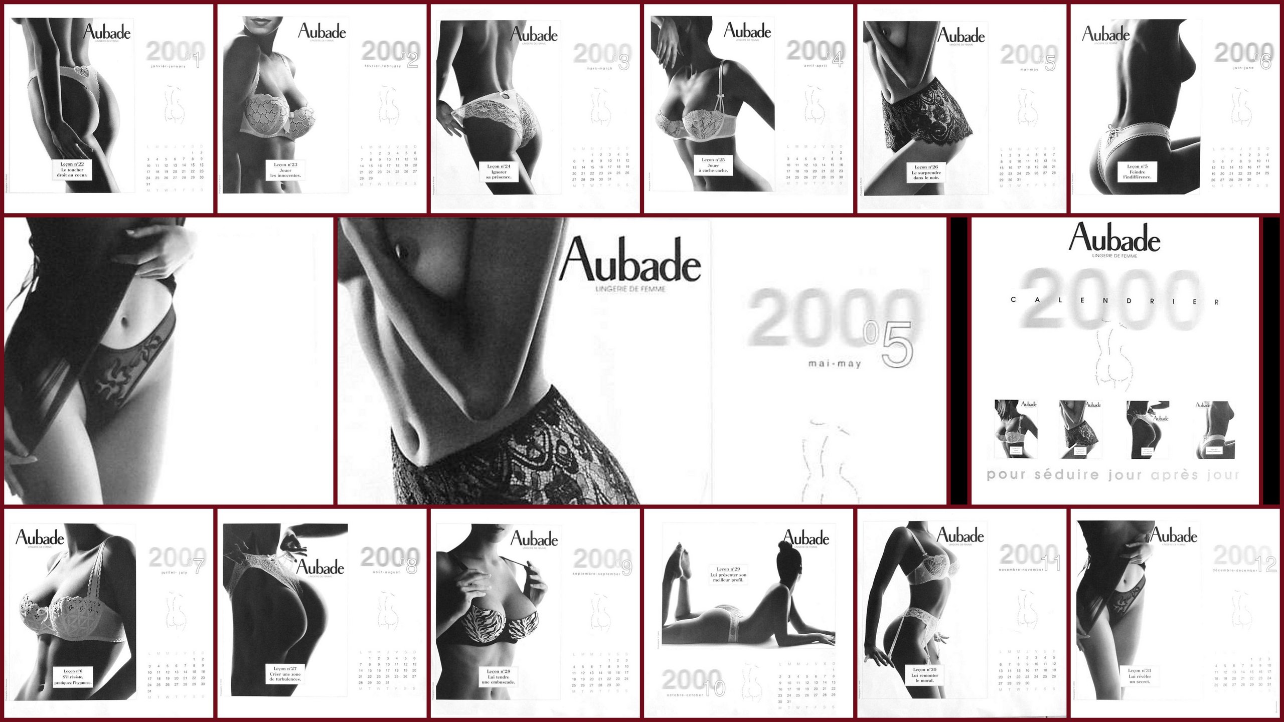Calendrier Aubade 2000 - full HD - - Aubade Photo (24963879) - Fanpop