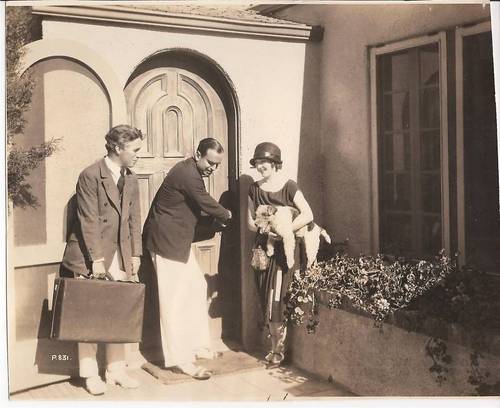  Charlie welcomes Douglas & Mary home from their European honeymoon, 1921
