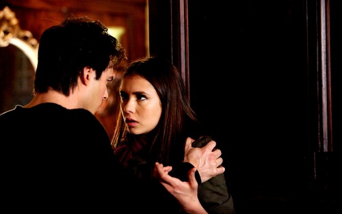  Damon and Katherine fondo de pantalla