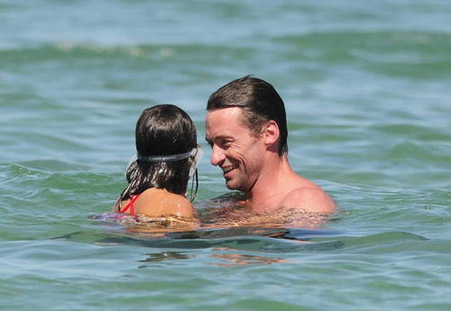  Hugh jackman and family in st. tropez - August 29