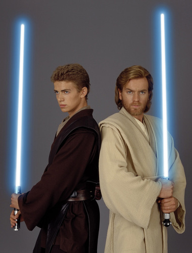  Obi wan and Anakin, attack of the clones