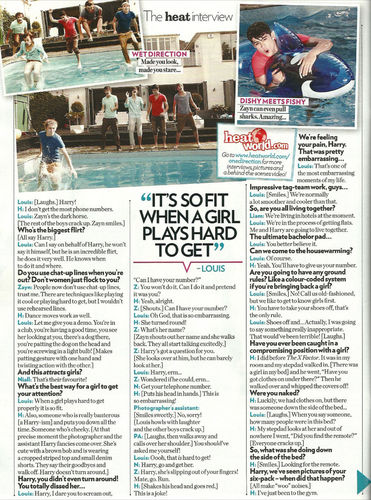 One Direction in "Heat" Magazine! <3