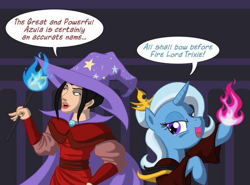  The great and powerful Azula and আগুন lord Trixie