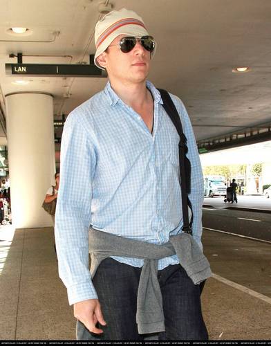  Wentworth Miller ~ Arrives On a flight at LAX International Airport - July 31