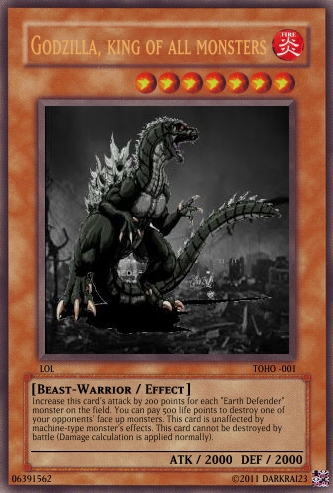  YCM: Godzilla monsters