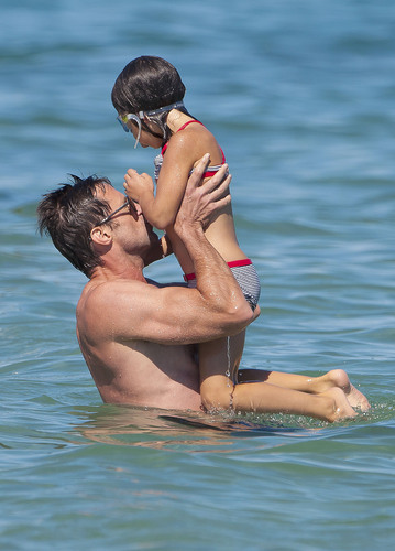  hugh jackman and family in st. tropez