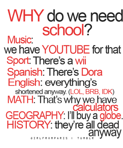  why do we need school