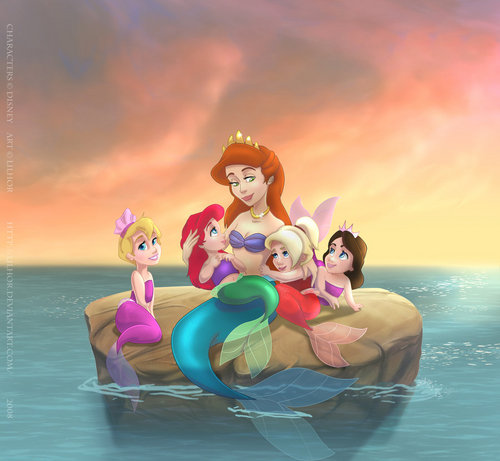  Athena, Ariel and Sisters