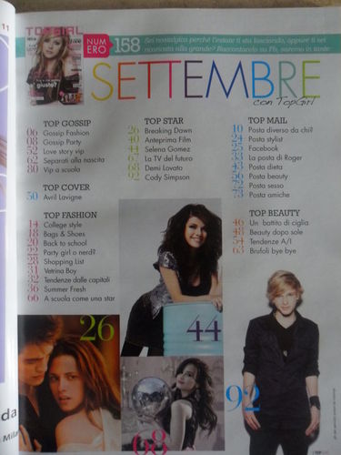  Avril Lavigne Gracing On The Cover Of parte superior, arriba Girl Magazine