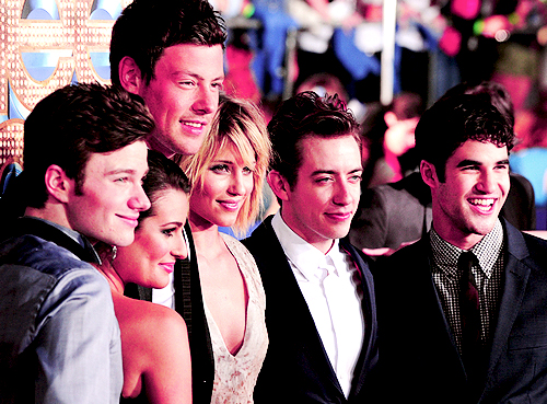 Cory, Chris and the Glee cast:)