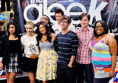 Cory, Chris and the Glee cast:)